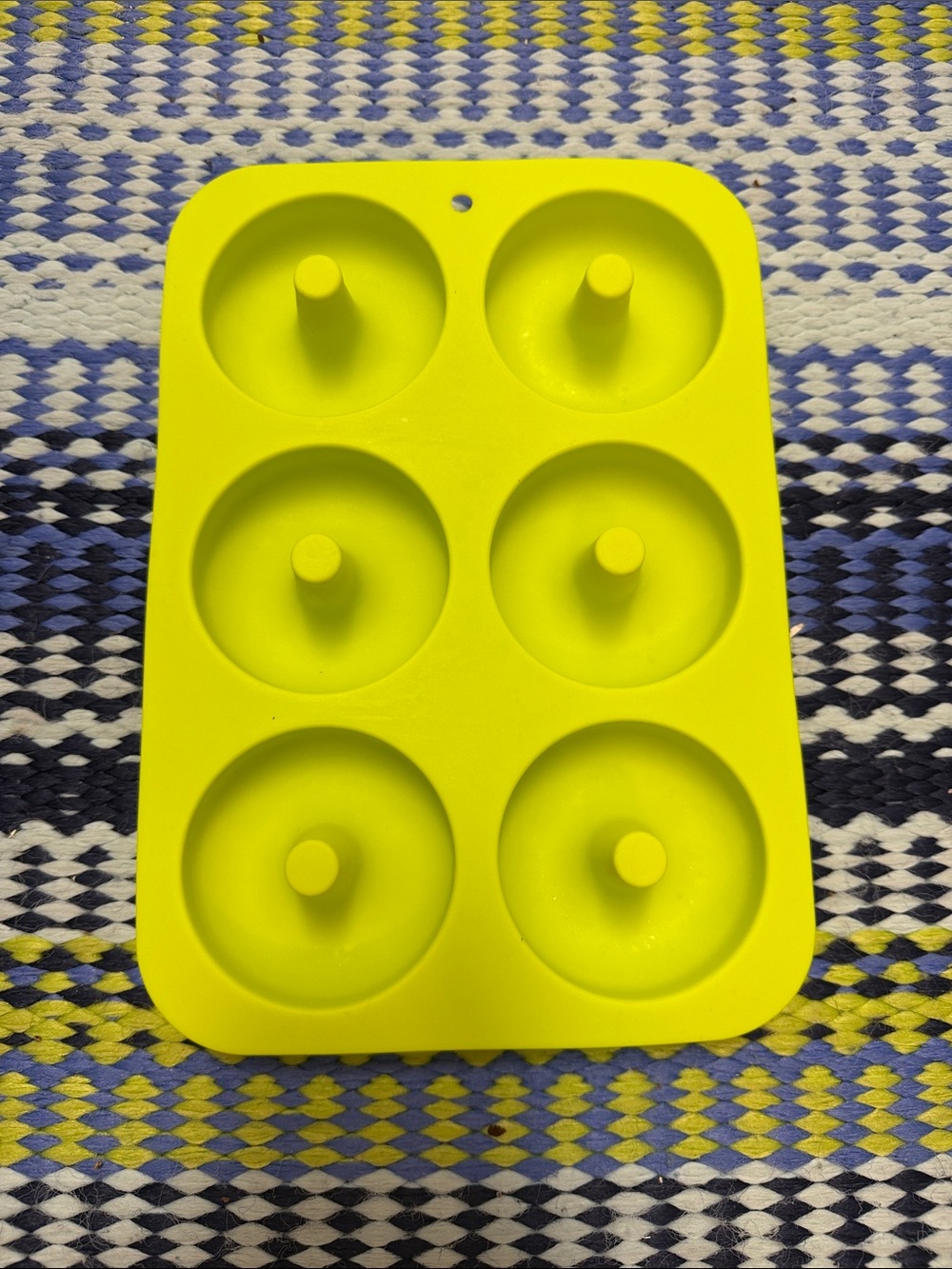 Yellow Silicone Donut Mold Tray - Home Party Supplies